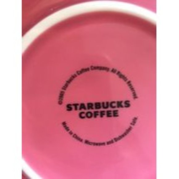 2 Starbucks Coffee Co. 2005 Pink Heart 12 oz. Cup and Saucer Set 4 Pieces LNC - Picture 7 of 7